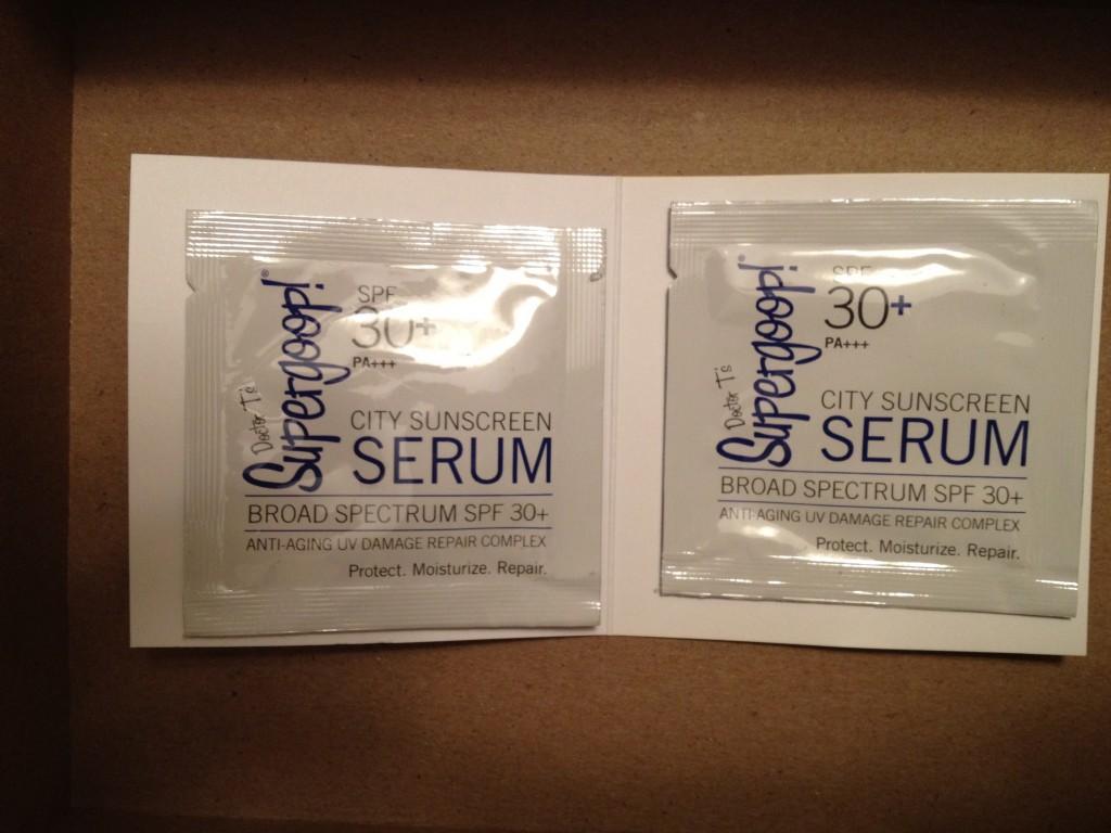Birchbox Supergoop serum