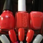 Sinful Colors Thimbleberry vs Essie Boat House vs Zoya Elodie