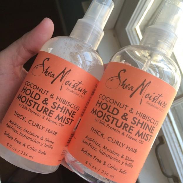 SheaMoisture Coconut & Hibiscus Hold & Shine Moisture Mist empty and re-purchase