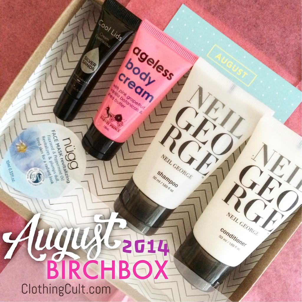 Birchbox August 2014 unboxing