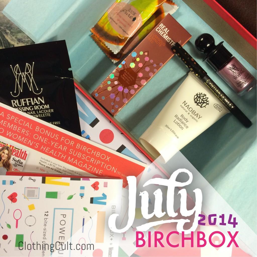 Birchbox unboxing July 2014