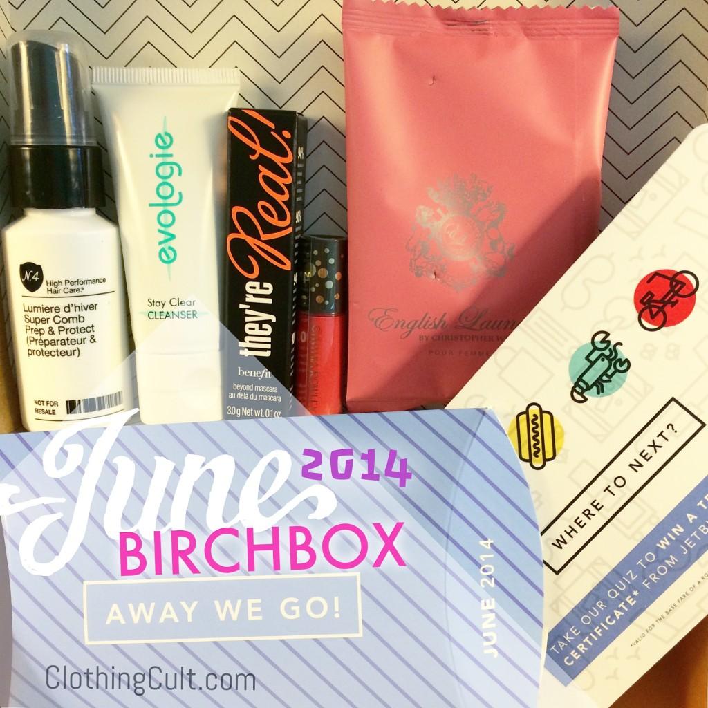 Birchbox unboxing June 2014 • via ClothingCult.com