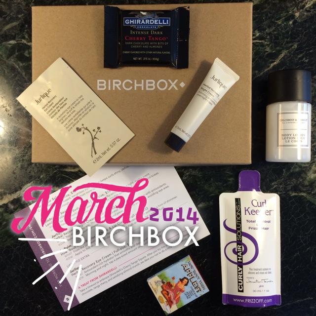 Birchbox unboxing March 2014