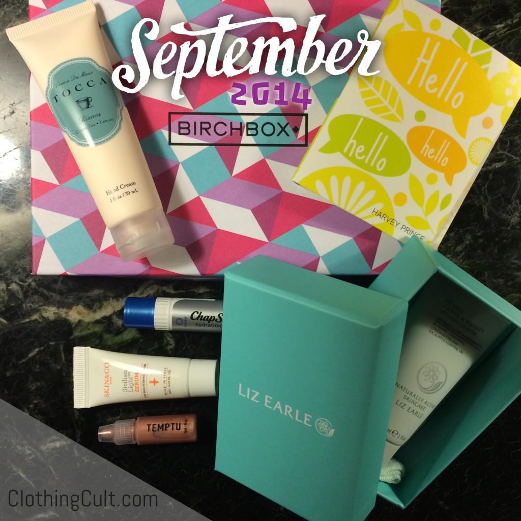 Birchbox unboxing September 2014