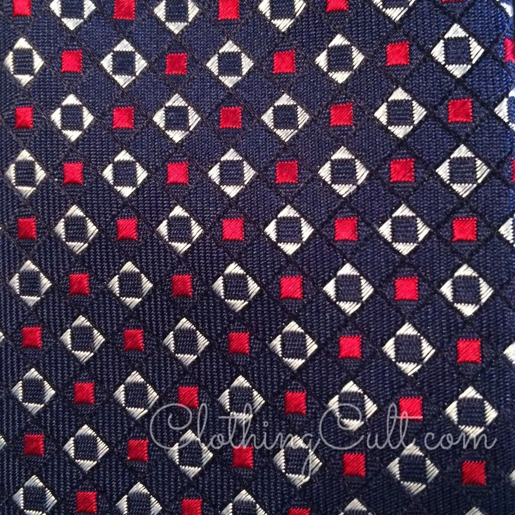 Dapperbox Review summer 2015 - closeup of the tie pattern -  coupon code available at ClothingCult.com