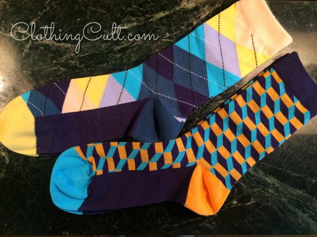 Dapperbox Review summer 2015 -  argyle & patterned socks -  coupon code available at ClothingCult.com