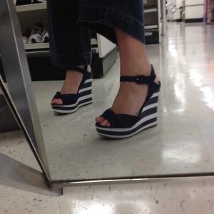 Nautical wedges TJ Maxx