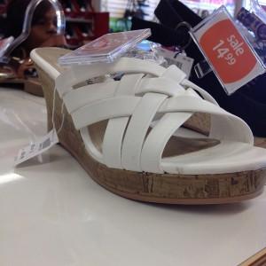 Payless Shoes white wedge - Twain wedge