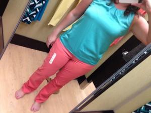 SONOMA life + style Modern Fit Twill Straight-Leg Pants Coral / Pink Rage