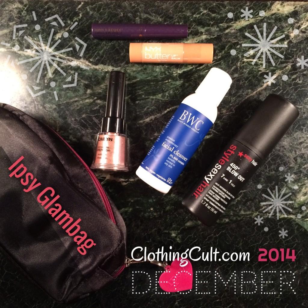 Ipsy Glambag unboxing December 2014 • Clothingcult.com • including EWG Skin Deep Cosmetics Database reports