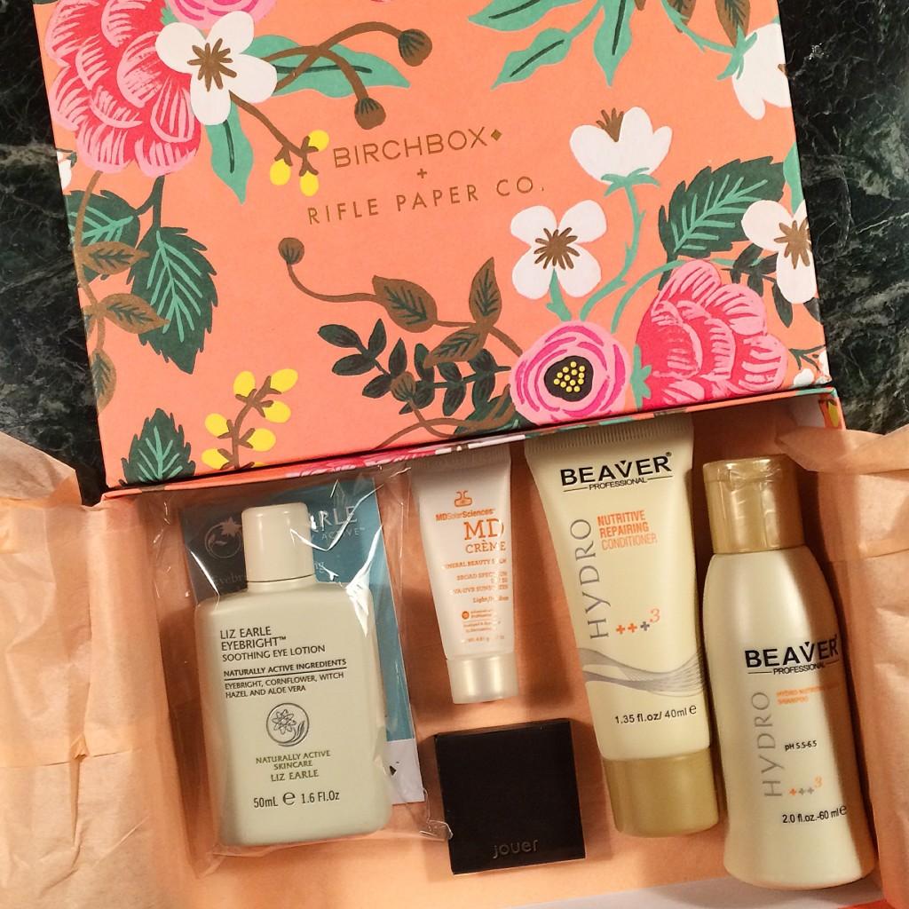 My Birchbox April 2015 - and EWG scores