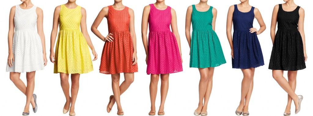 Old-Navy-Women's-Mixed-Eyelet-Dresses