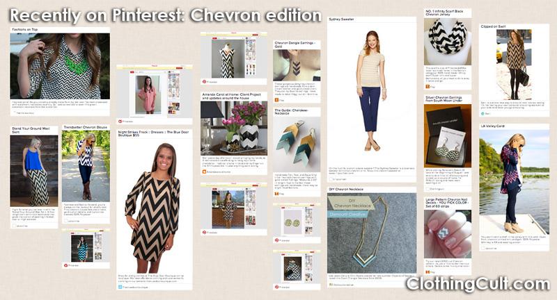 Recently on Pinterest Chevron edition