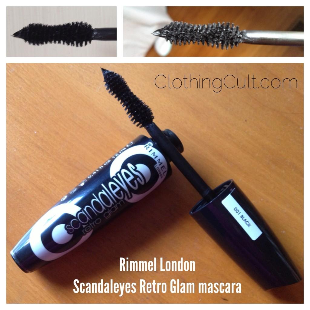 Rimmel London Scandaleyes Retro Glam Mascara review and photo of wand