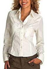 Esprit poplin long sleeve woven shirt