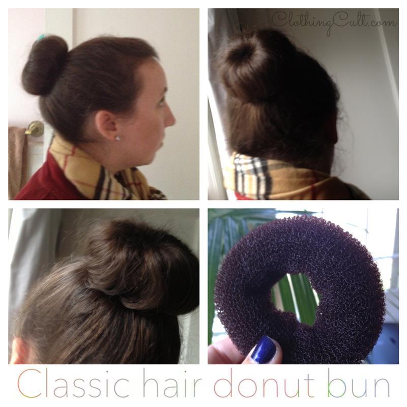 classic hair donut bun 2