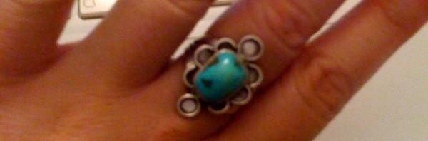 Vintage Turquoise and Silver Ring