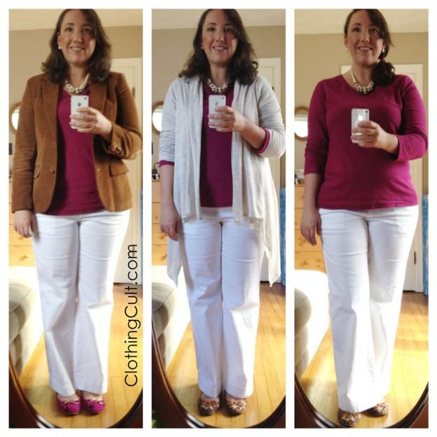 Yes, you can wear white after labor day!  White jeans / pants for fall / winter